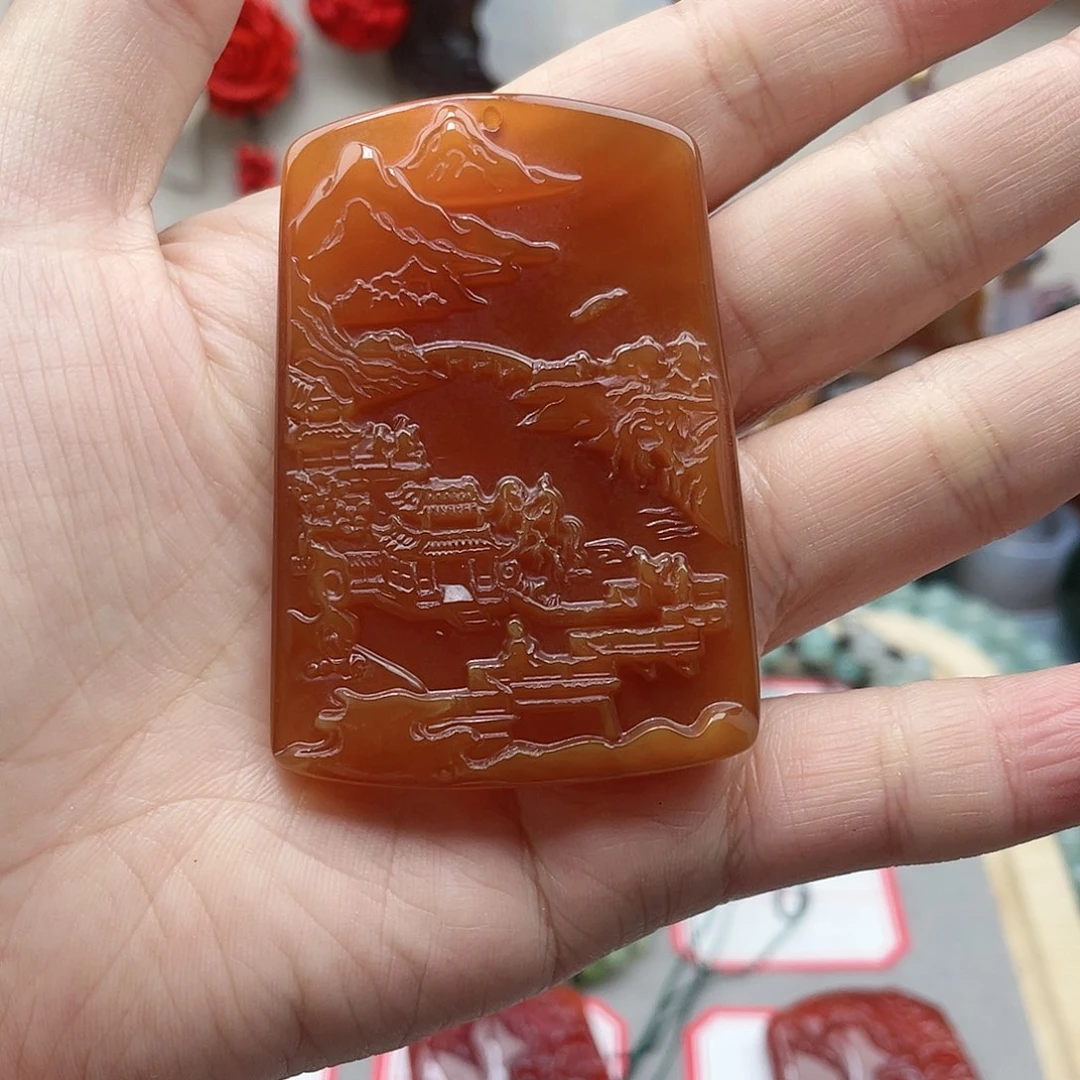 玛瑙/玉髓颈饰合金梦*