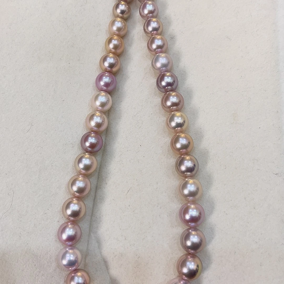 淡水珍珠颈饰银S925镶嵌蓓**园