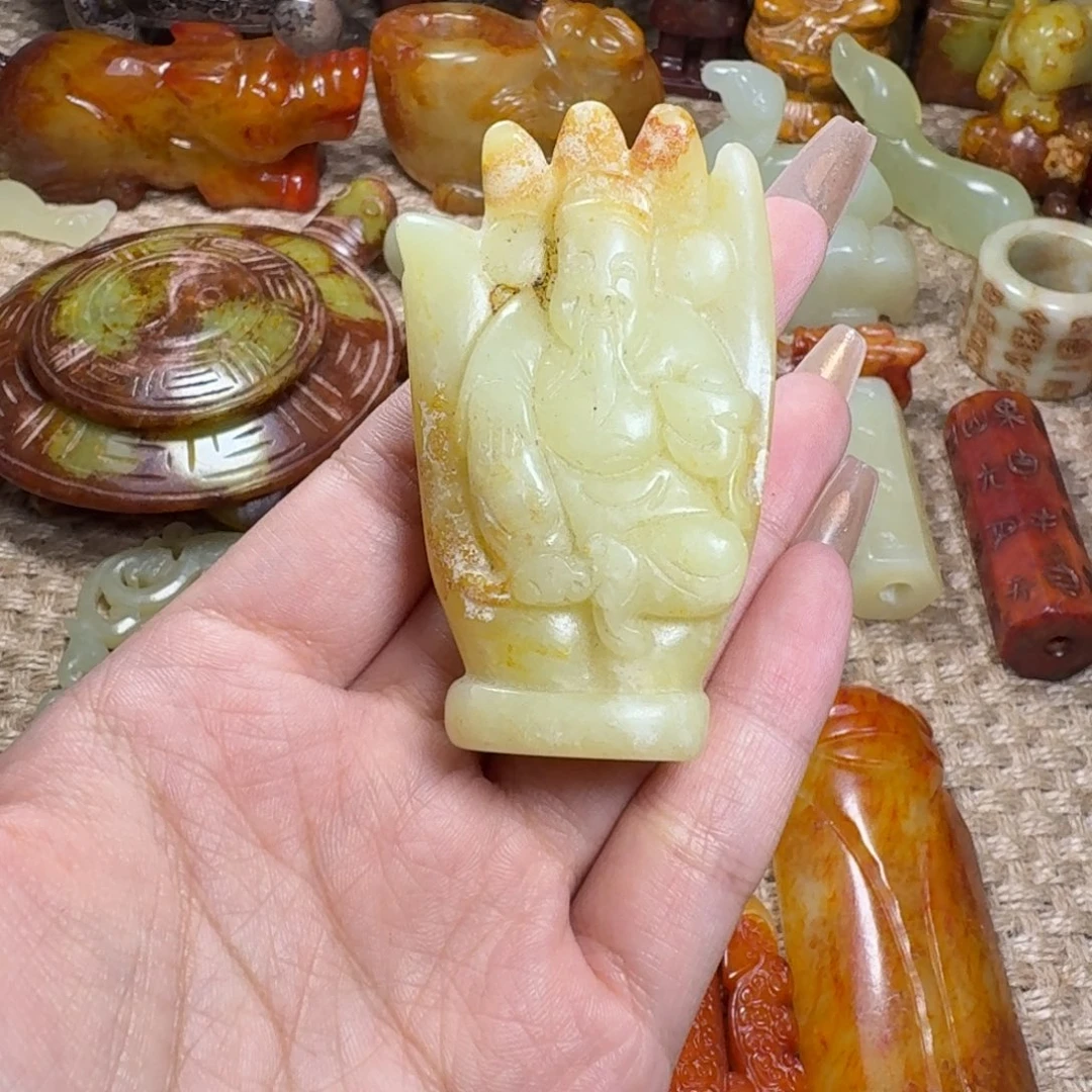 白玉菩提吊坠挂件