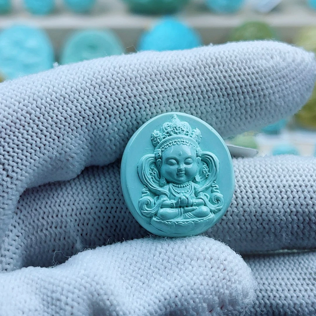 绿松石未镶嵌珠宝奇石