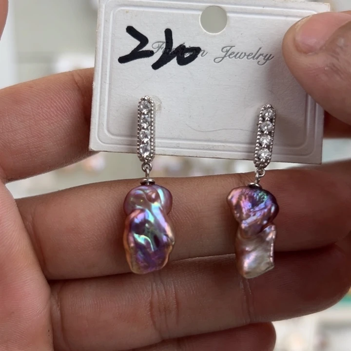 淡水珍珠耳饰未镶嵌