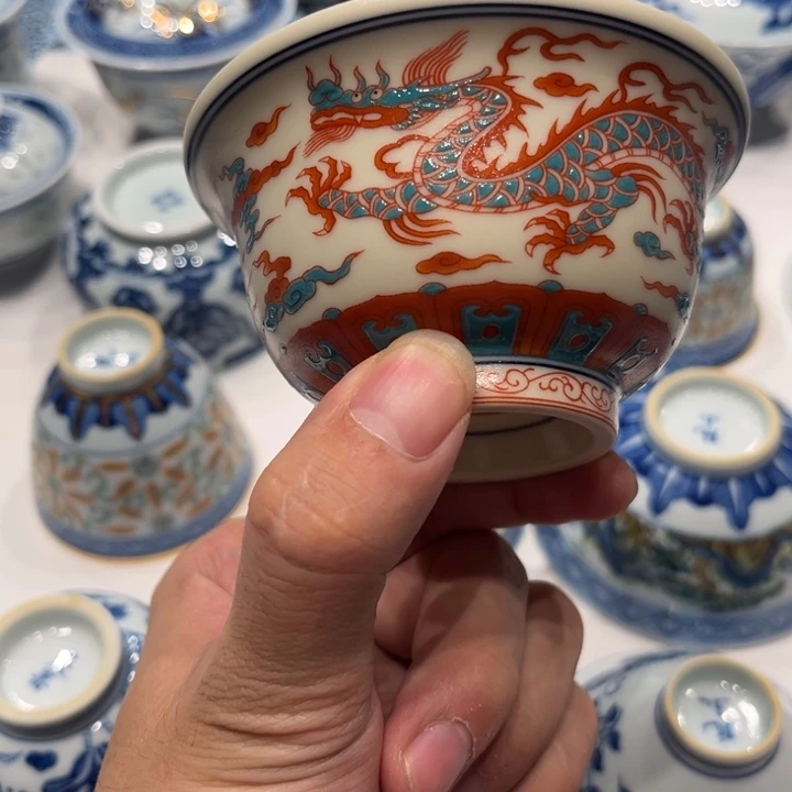 万***堂景德镇高温陶瓷杯子