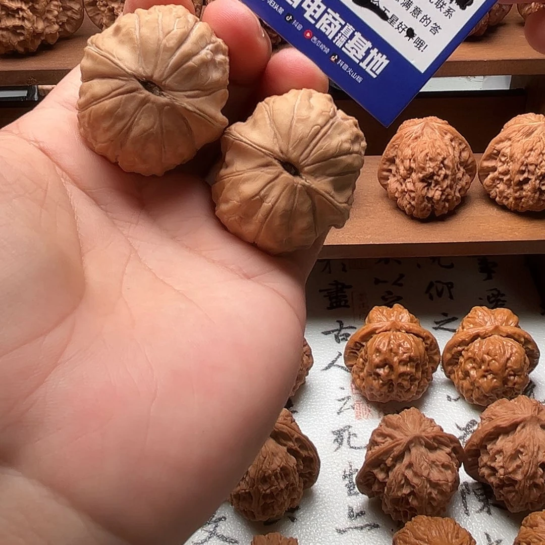 文玩核桃吊坠龟甲纹35全品