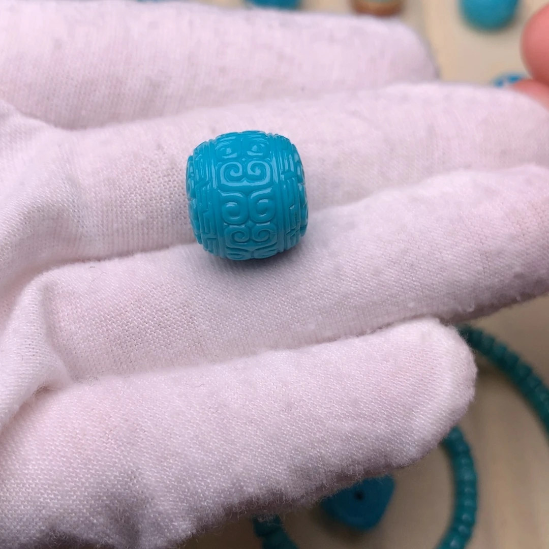 绿松石未镶嵌绿松石回纹14.5