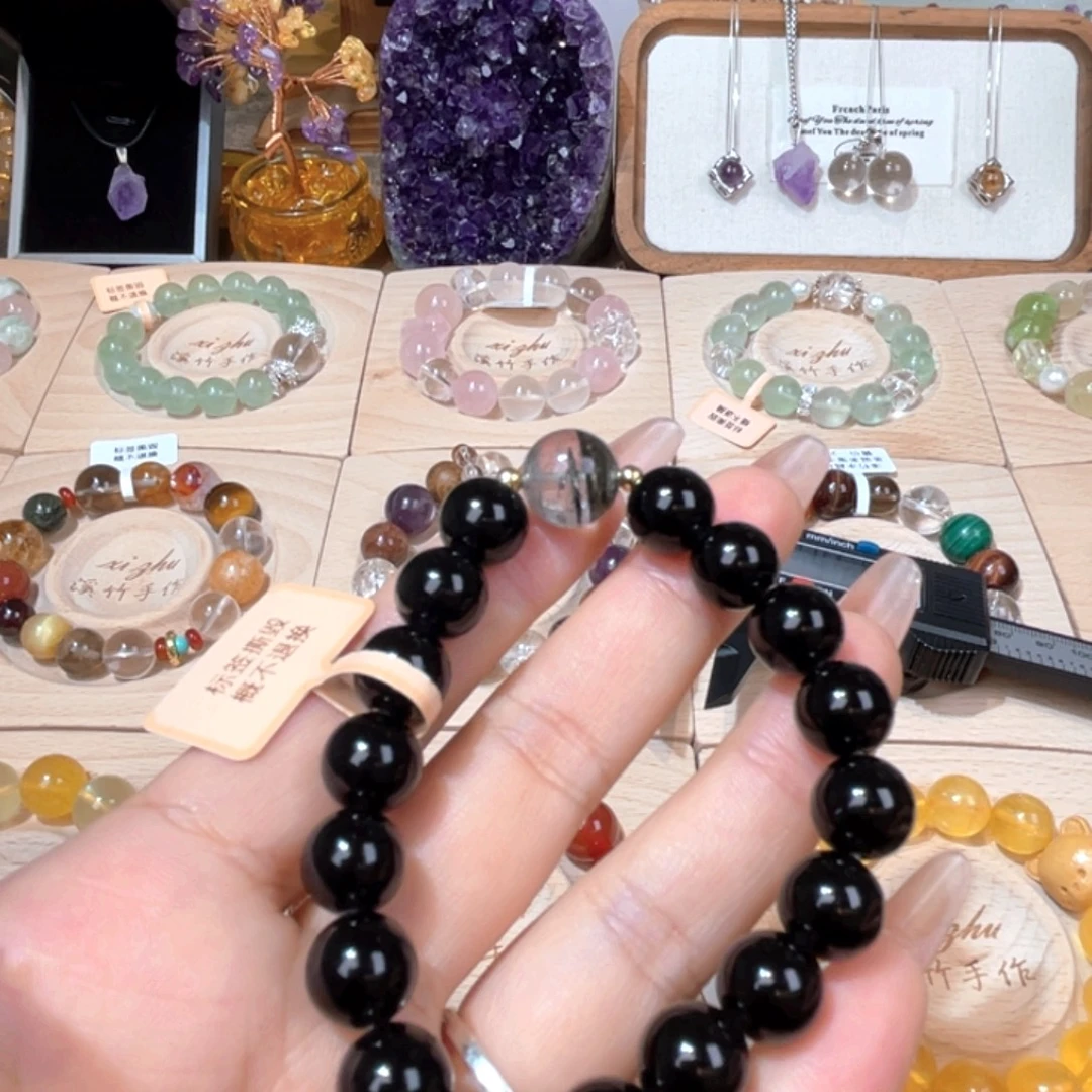 水晶未镶嵌手链天然水晶