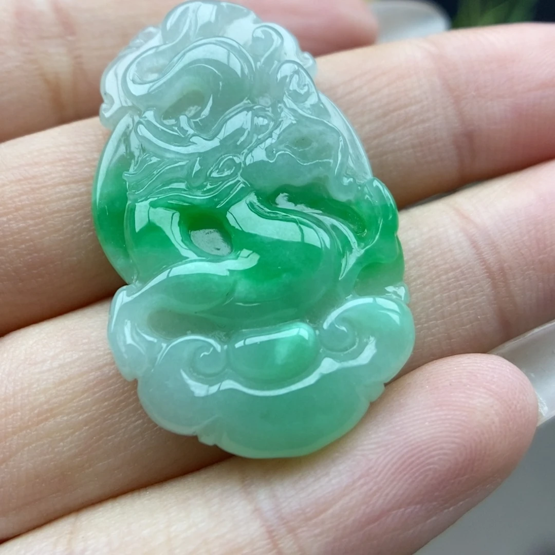 翡翠未镶嵌颈饰吊坠21