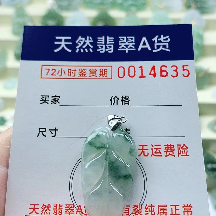 颈饰未镶嵌翡翠吊
