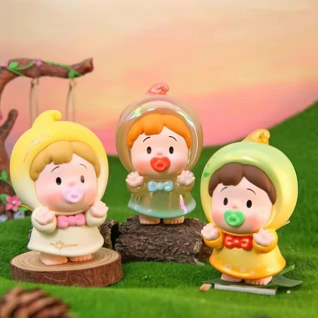 贝贝【拆盒】小花卷精灵物语系列萌粒（许愿）潮玩盲盒代拆