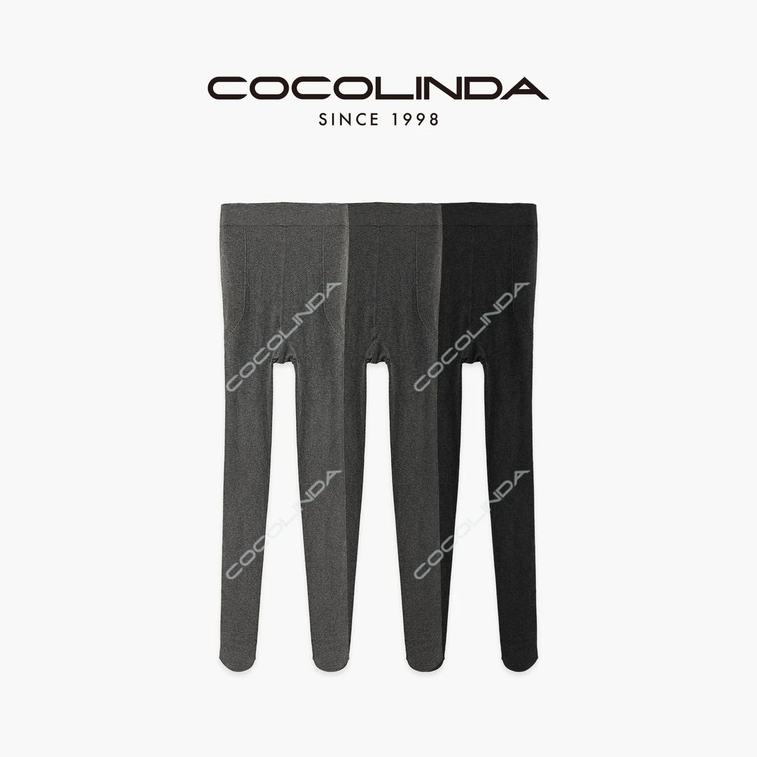 COCOLINDA | 弹力修身三色棉质加大提臀裤袜打底袜M100（胖可穿）