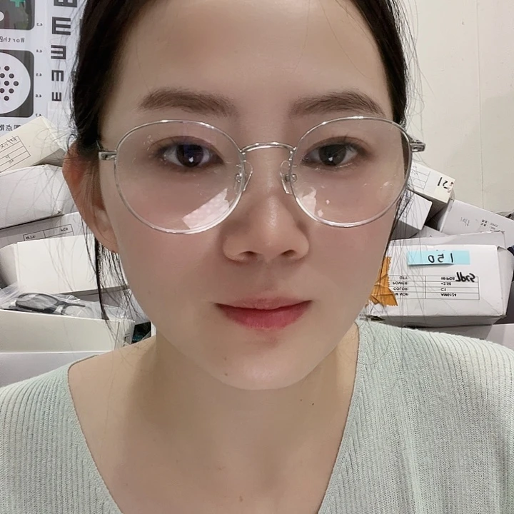 老花镜金属银色250