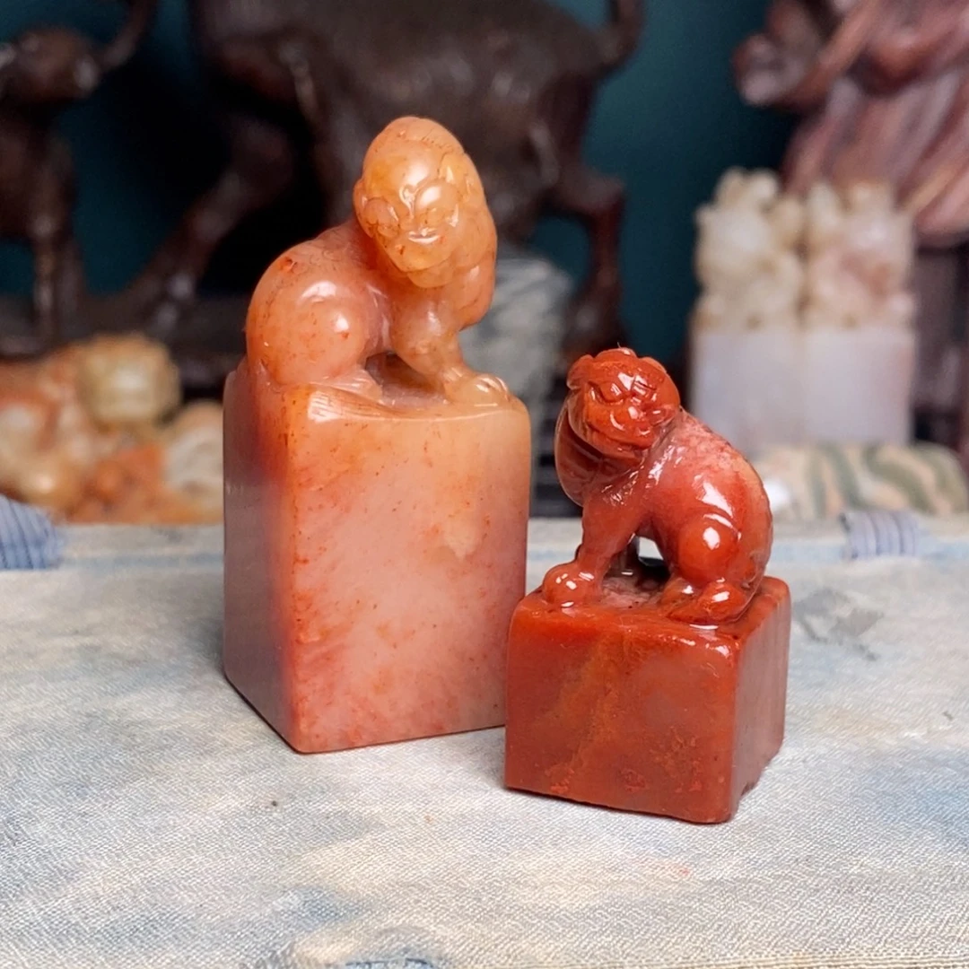 成***词寿山石收藏作品石
