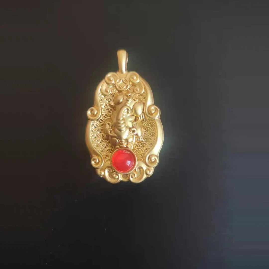 【嘉禾金店集团】TY1008貔貅平安牌吊坠