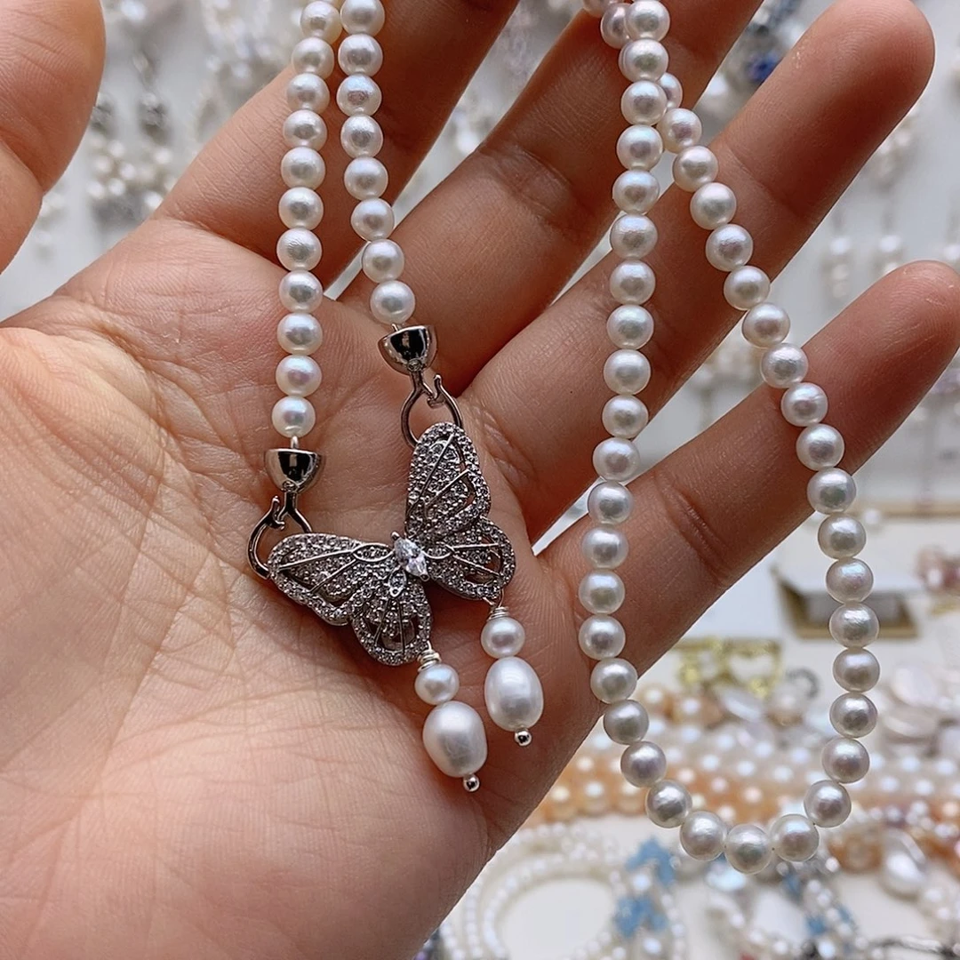 淡水珍珠耳饰未镶嵌