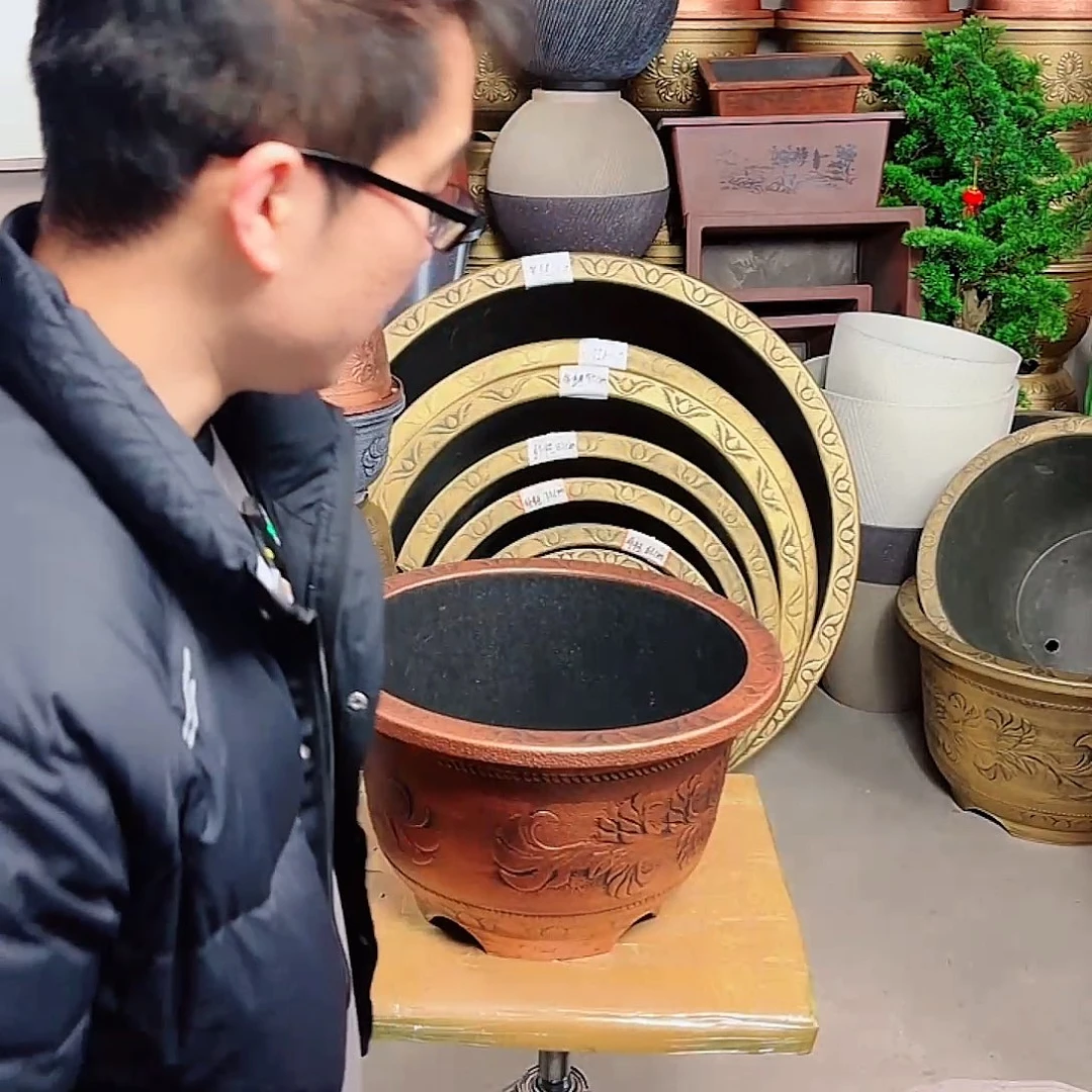 乜***饰50凤盆打孔6个青石灰古铜红铜各2