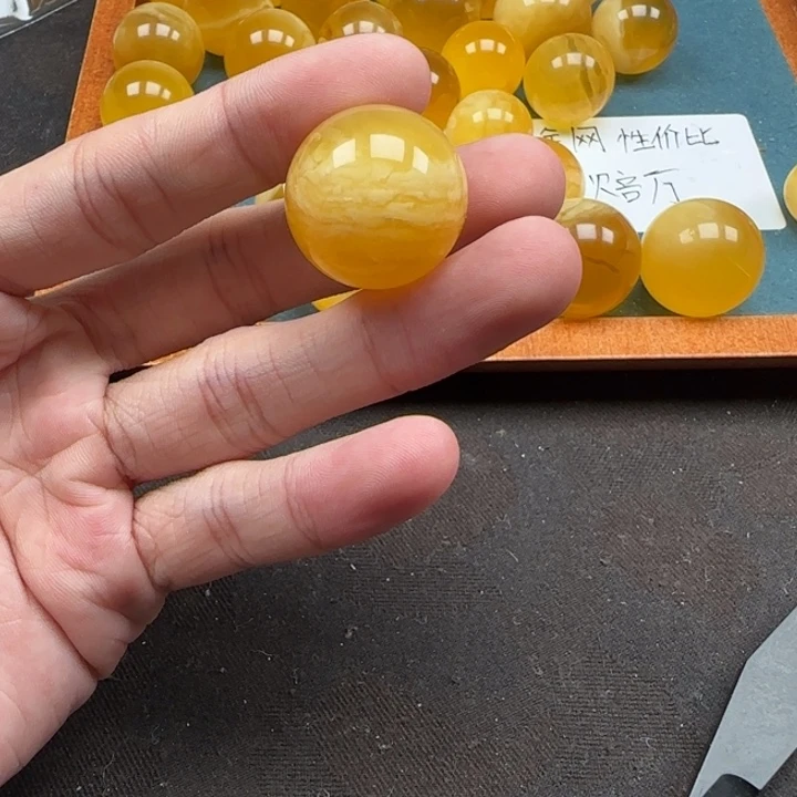 桃***境蜜蜡未镶嵌珠宝奇石天然20