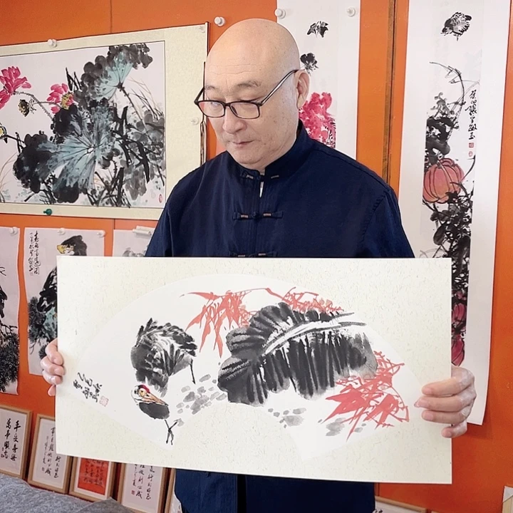 国画张圣敏先生纯手绘作品