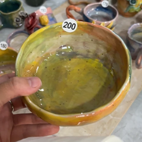 碗瑕疵手工手捏咖啡杯壶承碗盘