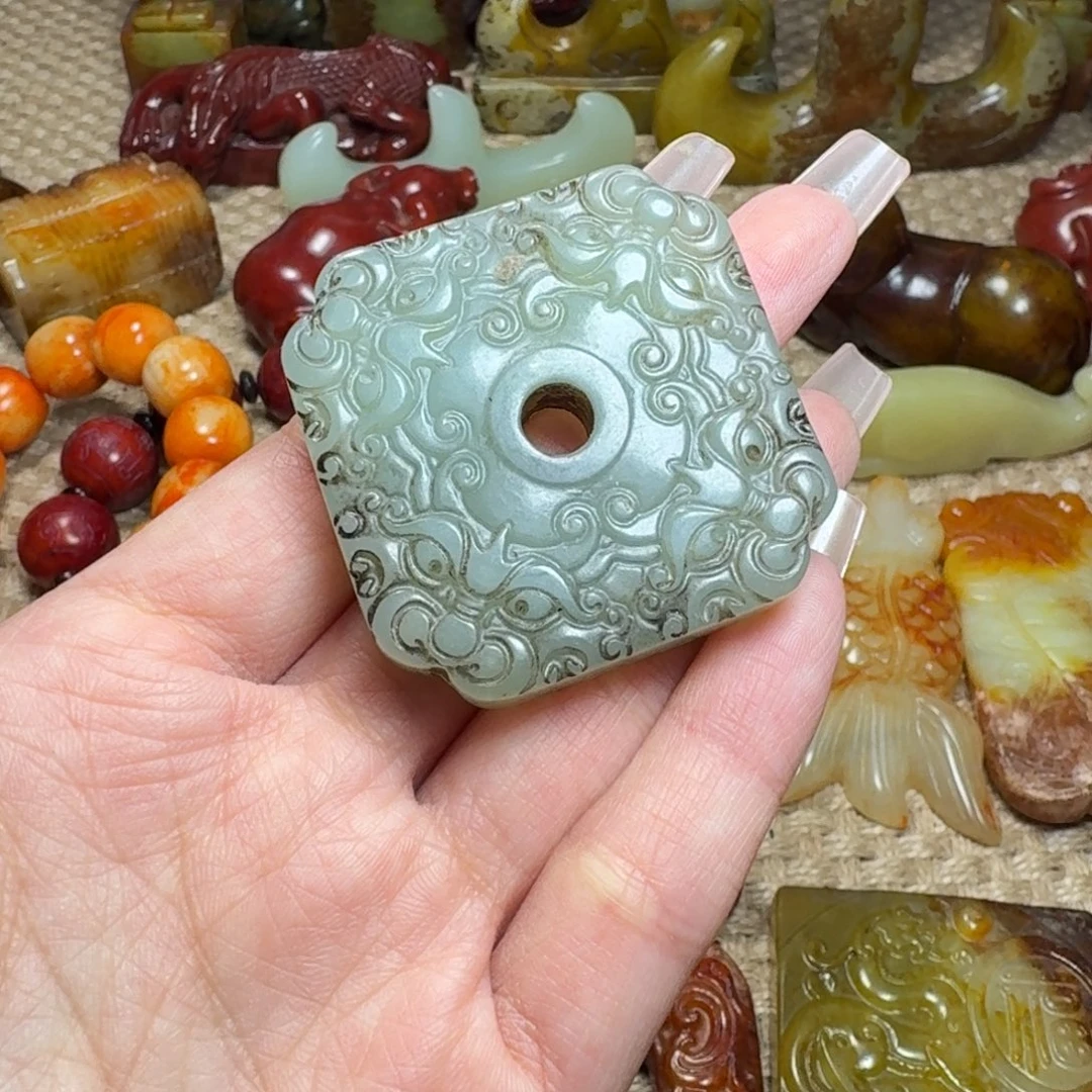 吊坠白玉菩提挂件