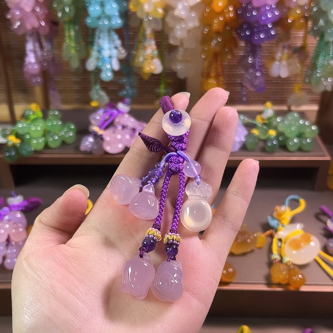 玛瑙/玉髓未镶嵌车挂