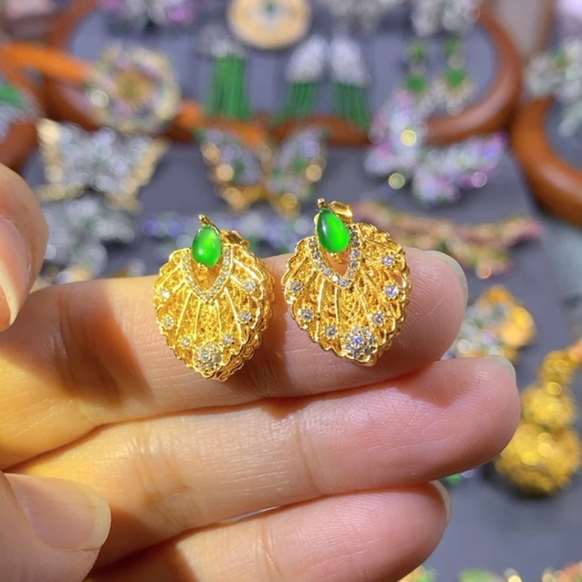 【闪购商品】银S925镶嵌挂件翡翠