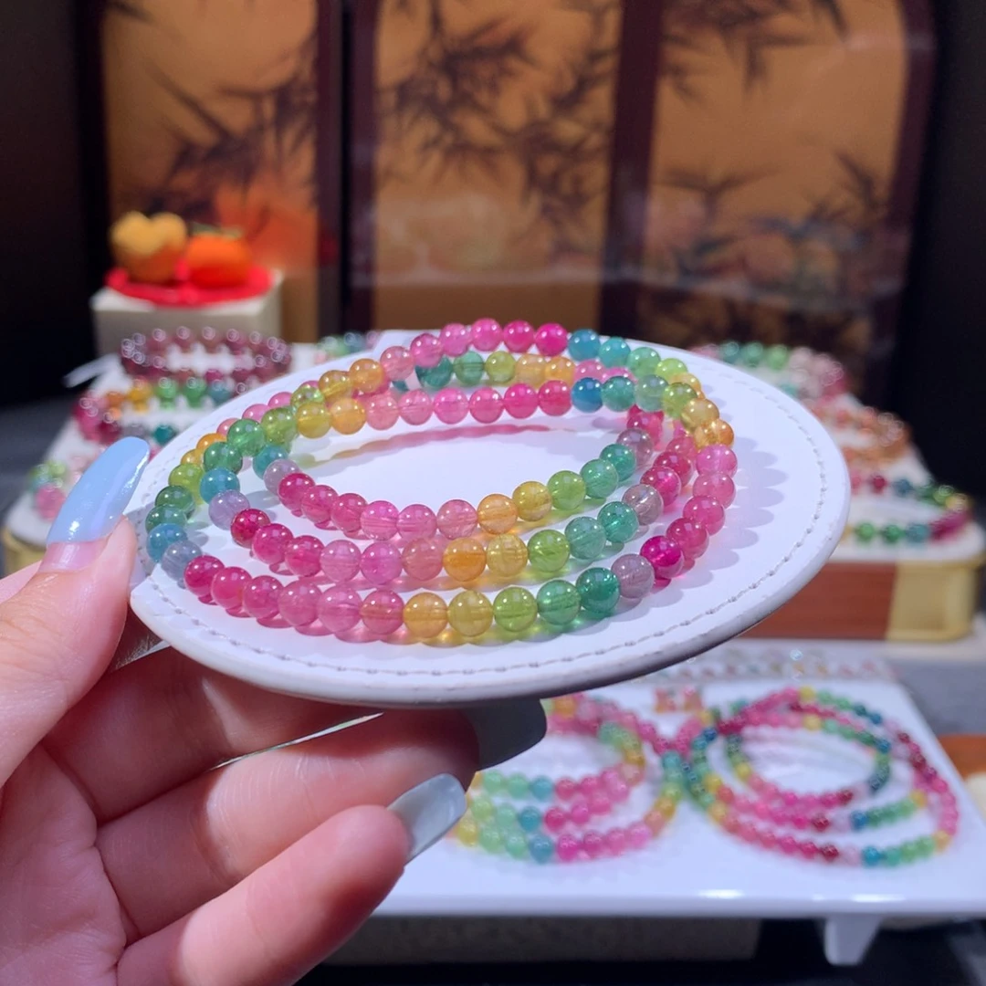 未镶嵌手链碧玺碧玺