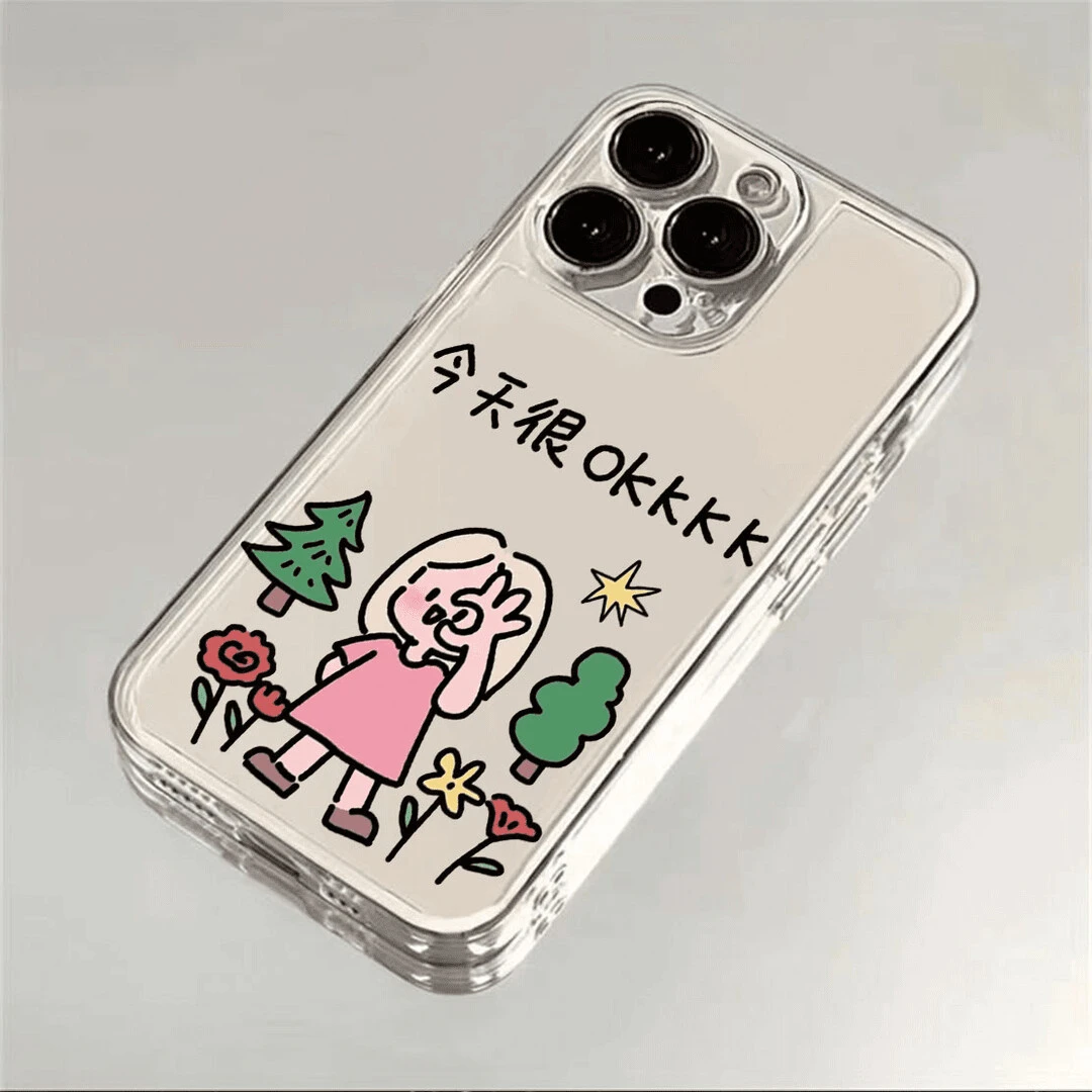 很OK女孩适用iphone16苹果15手机壳小米OPPO华为VIVO荣耀一加魅族