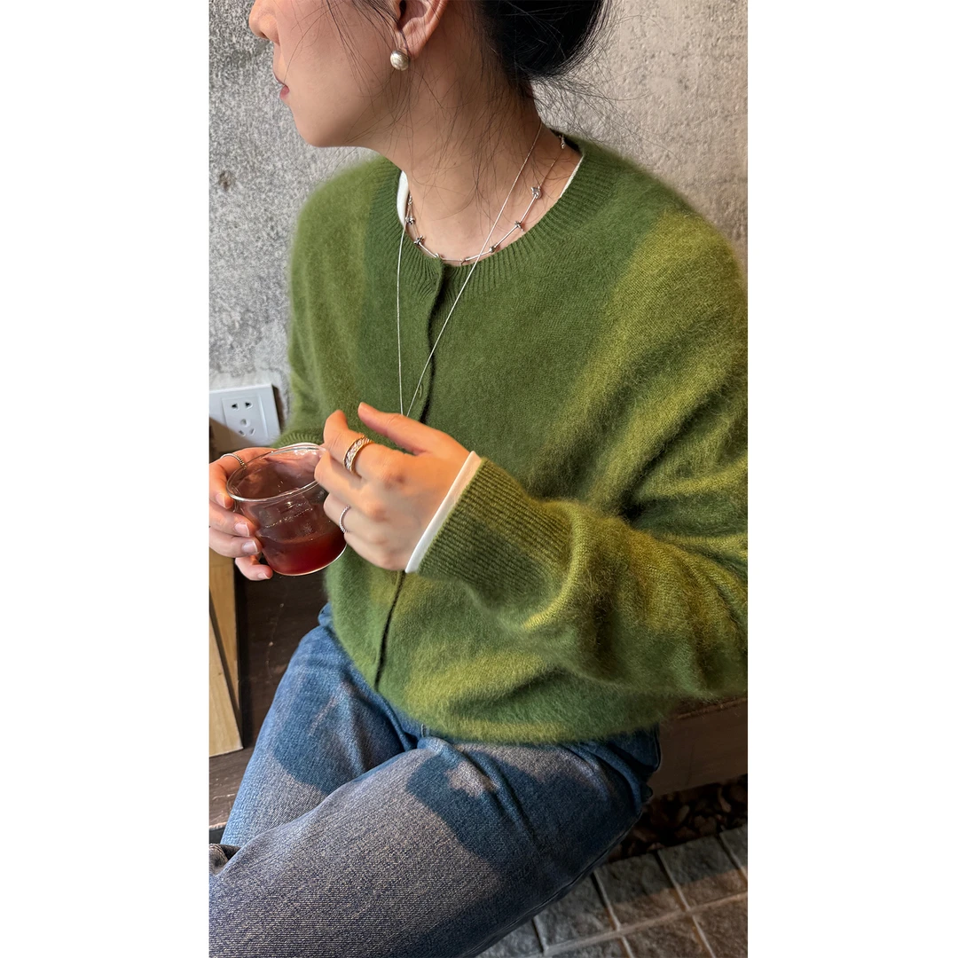 苏安家｜“棉花糖拉绒” 羊毛羊绒拉绒毛衣开衫 很轻很软很暖