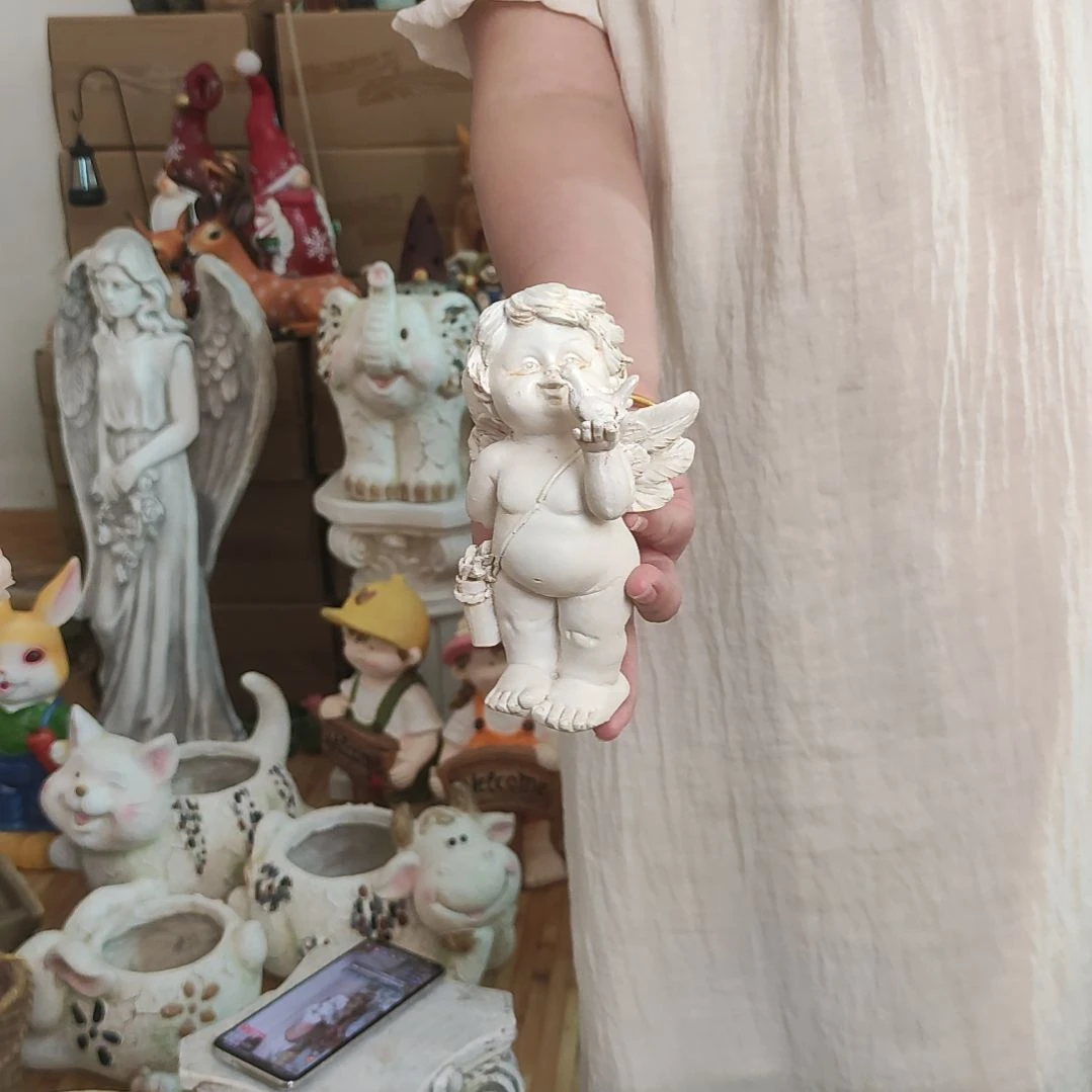 合成树脂树脂拿鸟小天使