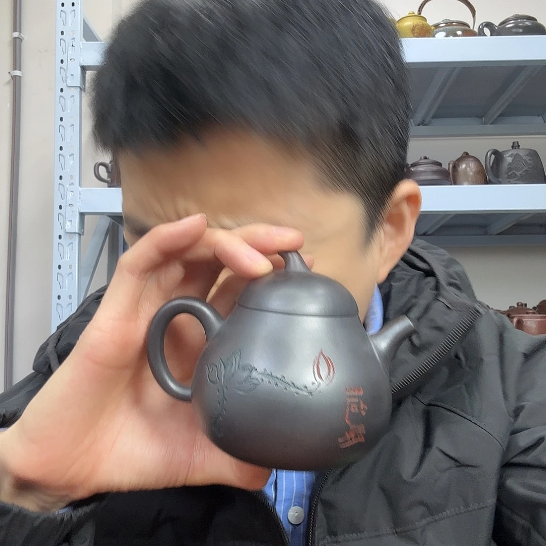 茶壶紫砂民间手艺人全手工制作