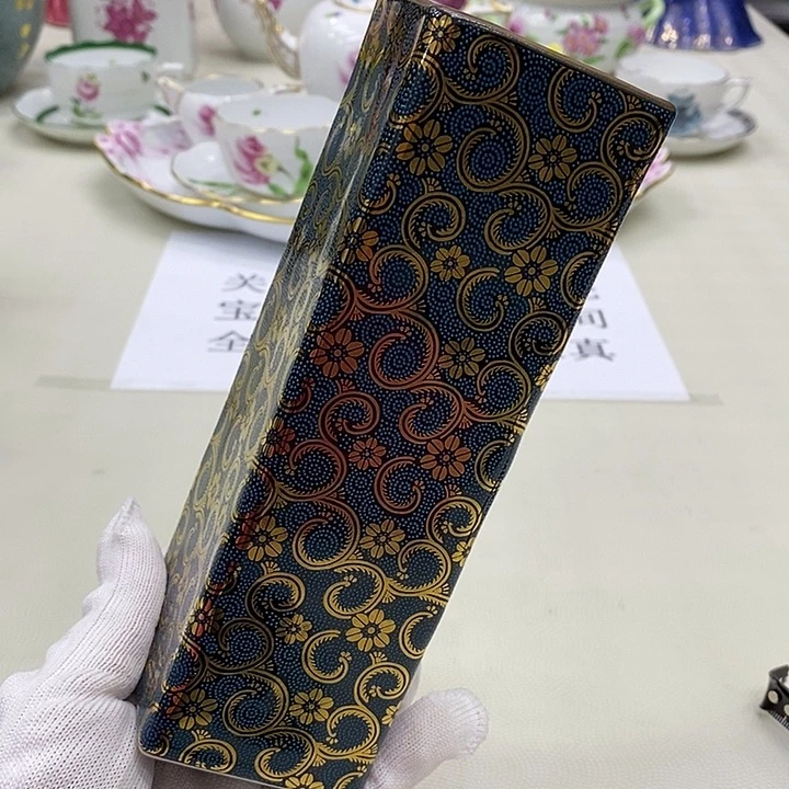 摆件口径高18.5进口瓷器