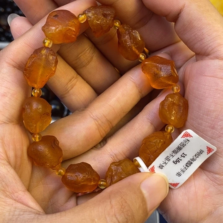 琥珀未镶嵌珠宝奇石