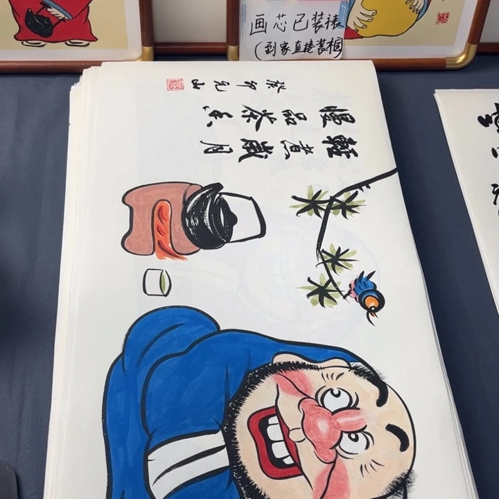国画禅意画纯手绘作品
