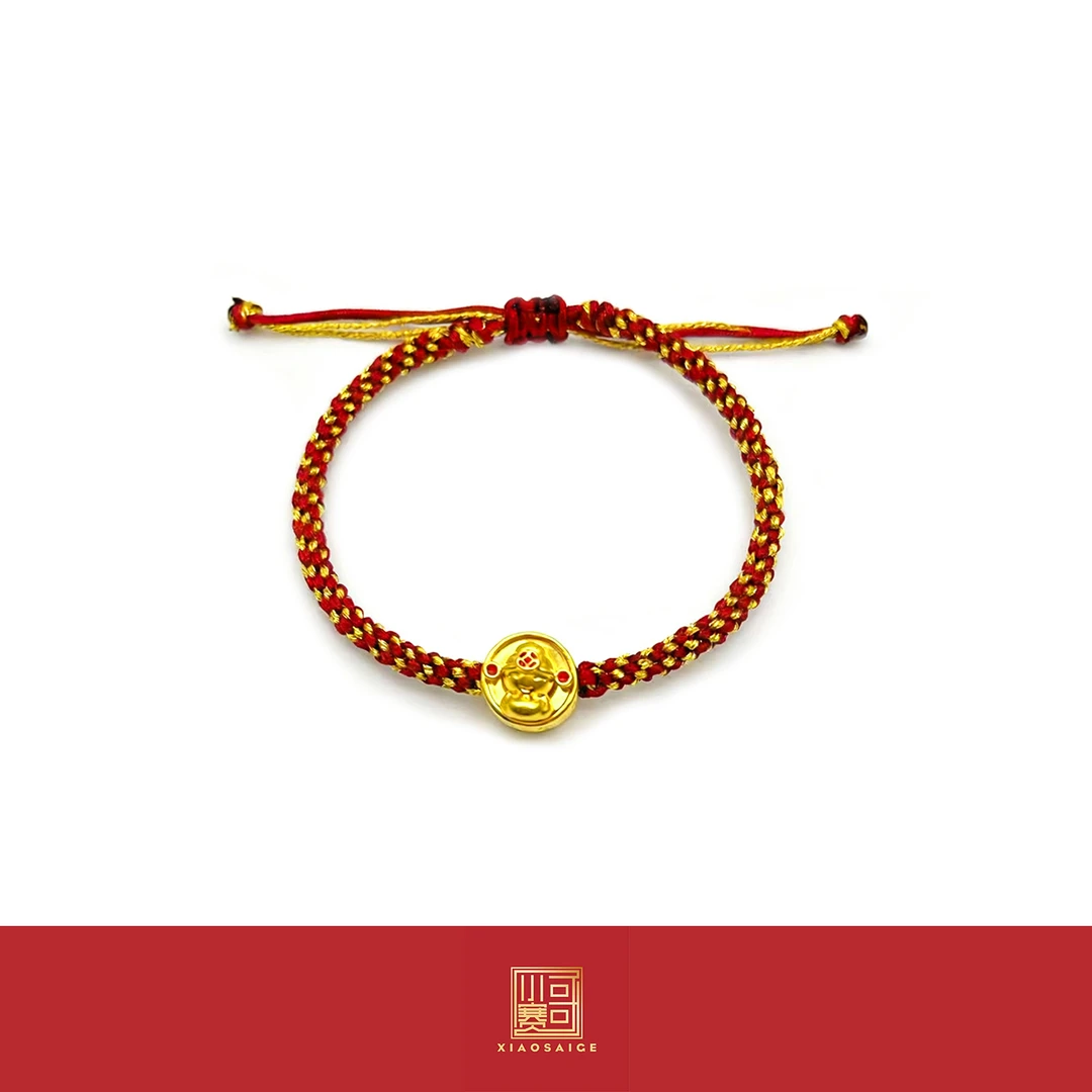 小赛哥「财神到」足金999#0076 （内含转轴为铜合金，净金重0.6g）