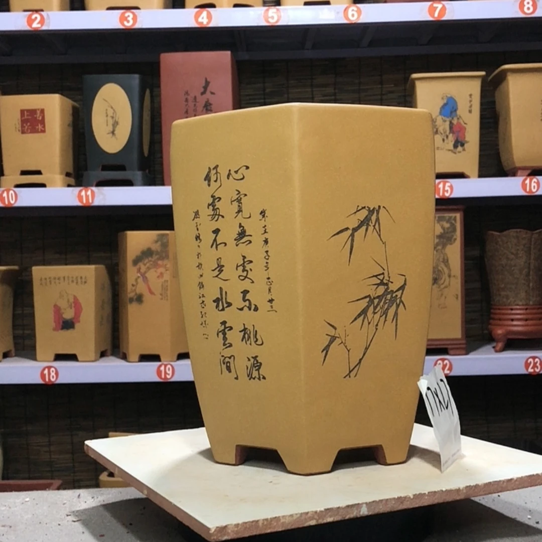 【闪购商品】紫砂花盆天*手工制作