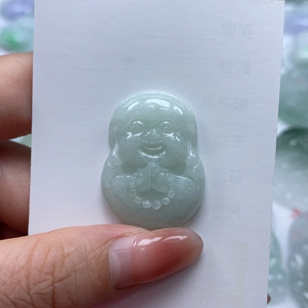 颈饰未镶嵌翡翠天然翡翠吊坠a货