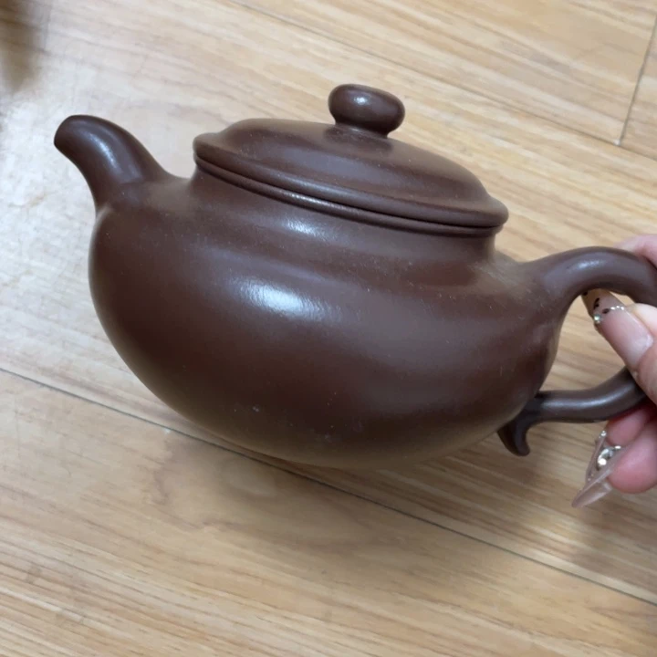 茶壶底槽青紫砂艺术作品