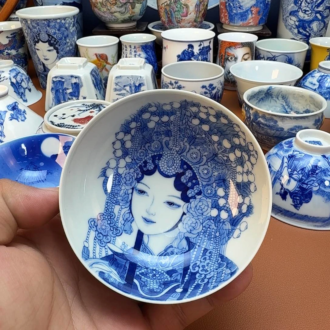 无****景德镇全手工手绘陶瓷