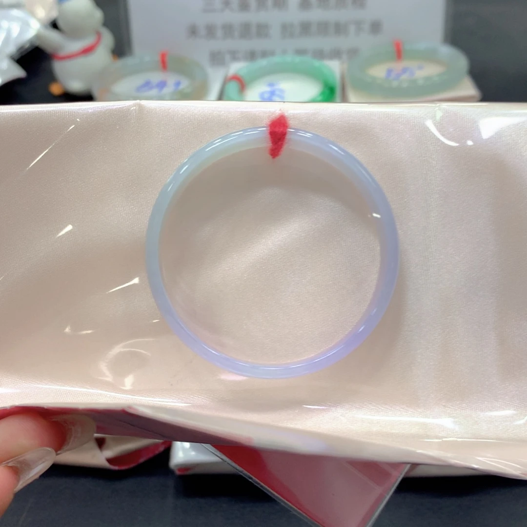 财***黄翡翠未镶嵌手镯52