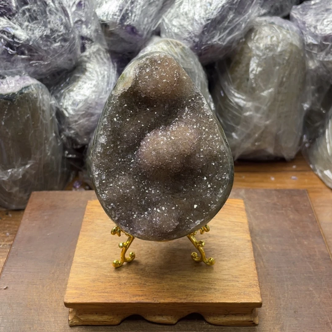 未镶嵌摆件紫晶紫晶