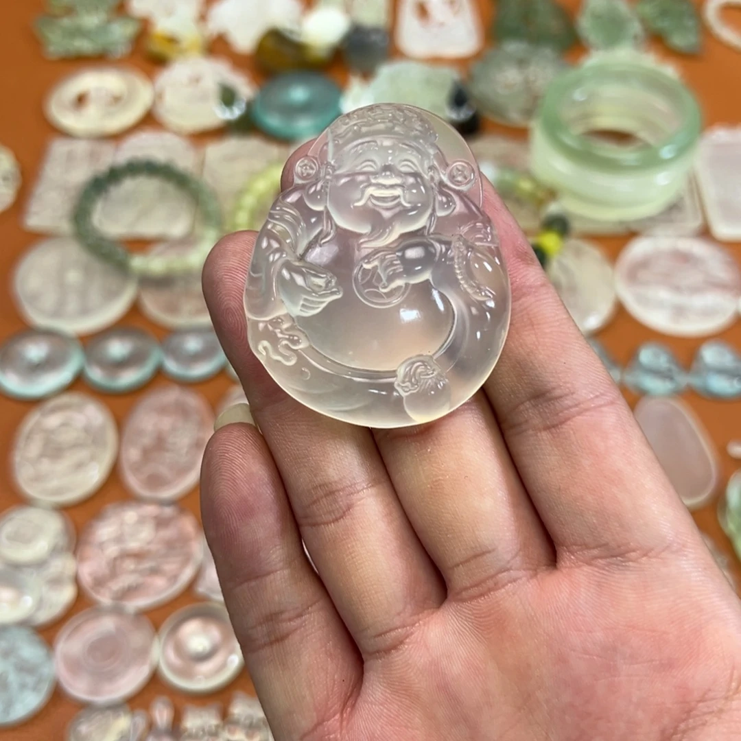 蛇纹石玉未镶嵌多样性随机发一