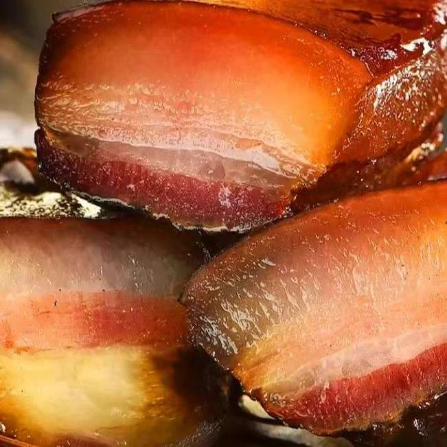 川西特产纯粮食喂养川藏黑猪腊肉烟熏肉咸肉云贵川美食跑山猪腌肉