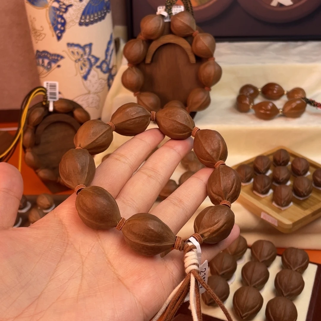 白***r手串/手链橄榄核2129梅林铁核