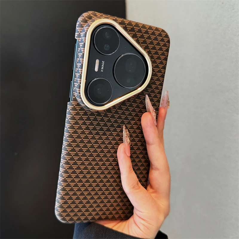 【高品质】适用华为pura80pro新款手机壳超薄碳纤维纹pura70pro防摔