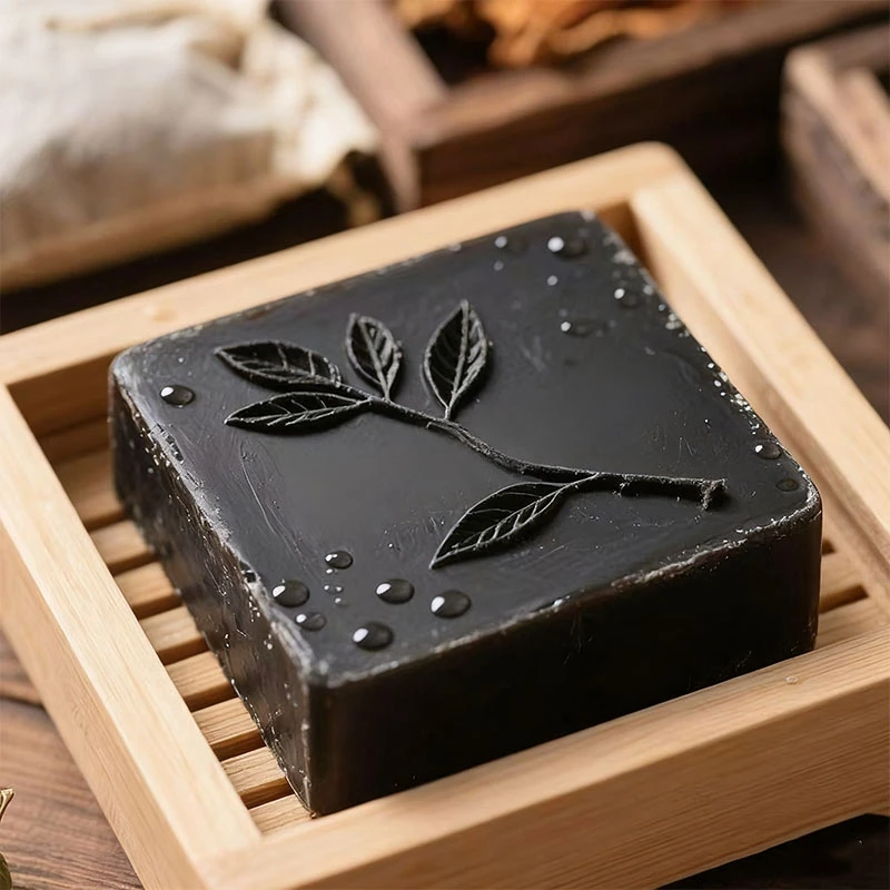 乌斯曼草五黑手工洗发皂自然黑养发护理