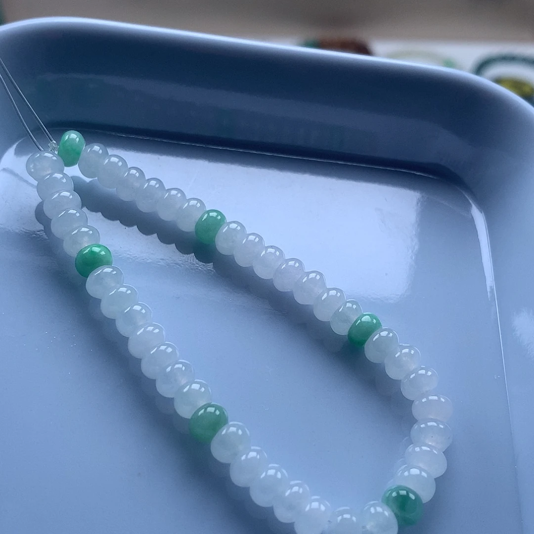 翡翠未镶嵌手串翡翠股珠7