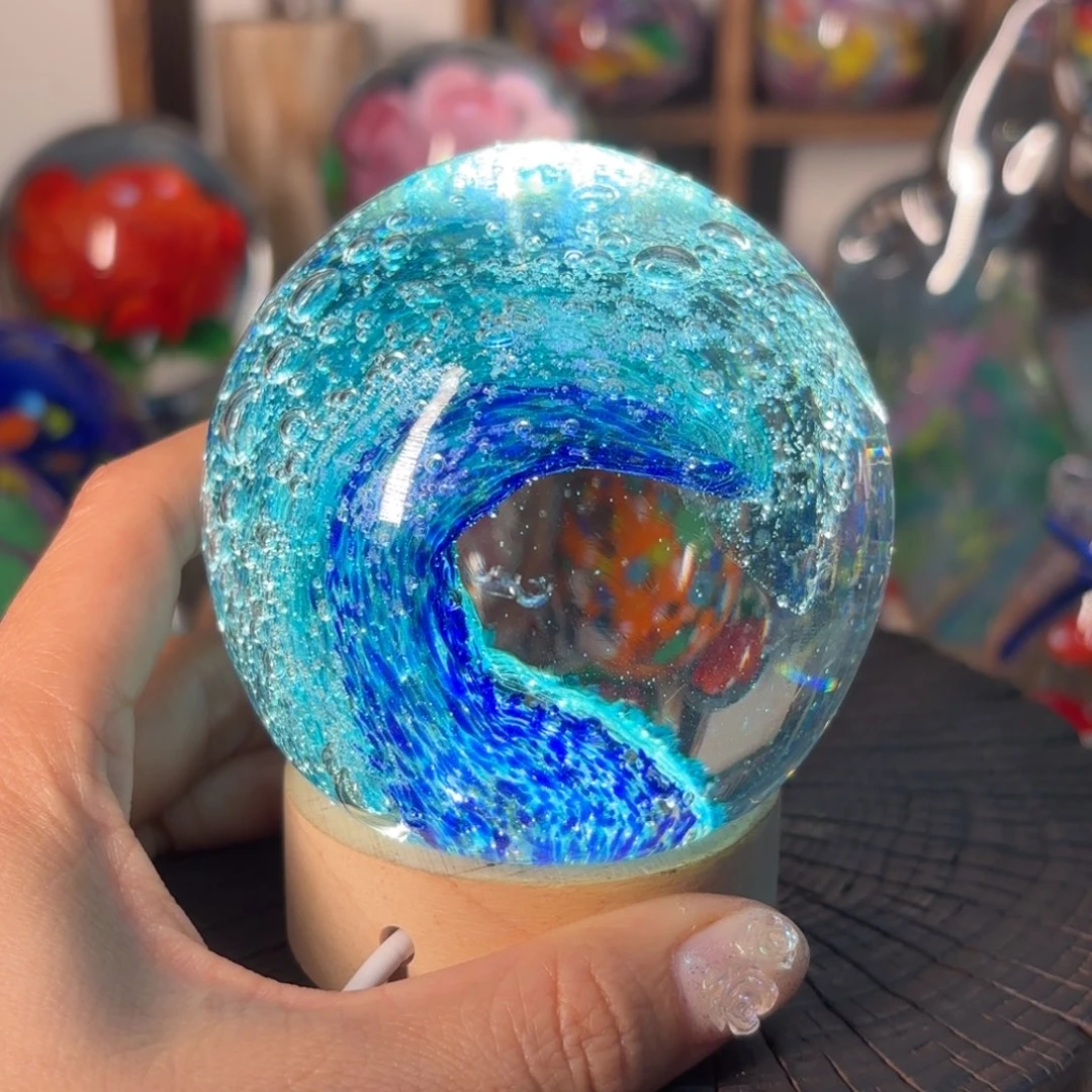 手工艺品琉璃微瑕