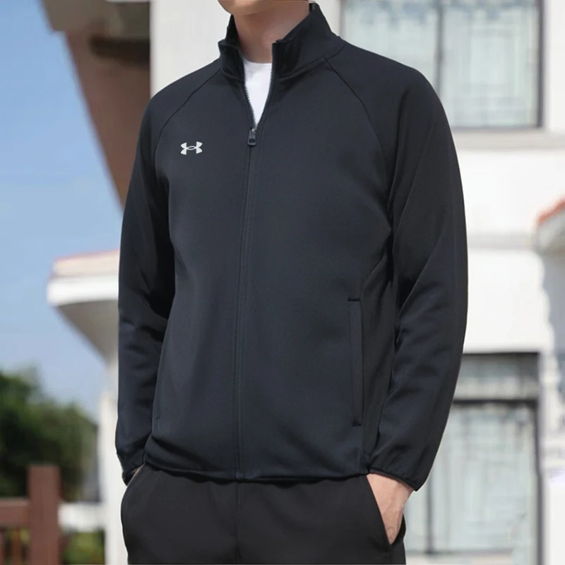 Under Armour/安德玛外套2025春季新款男子训练休闲运动立领夹克