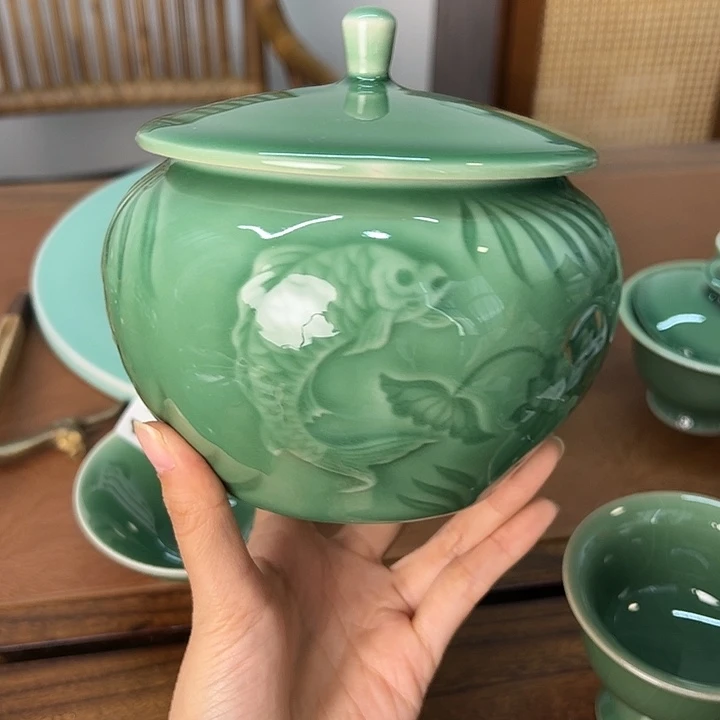 小米茶器龙泉云间青瓷