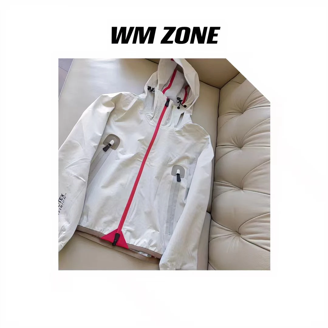 虎儿 4-1712 立体剪裁连帽户外夹克风衣