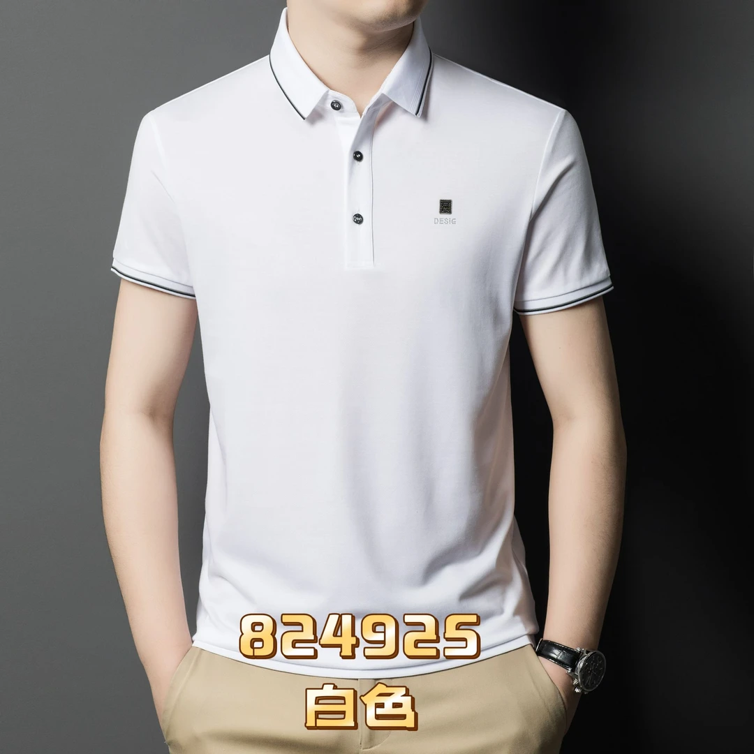 【江油火狐狸】C06626男士高档时尚休闲夏季半袖商务POLO衫